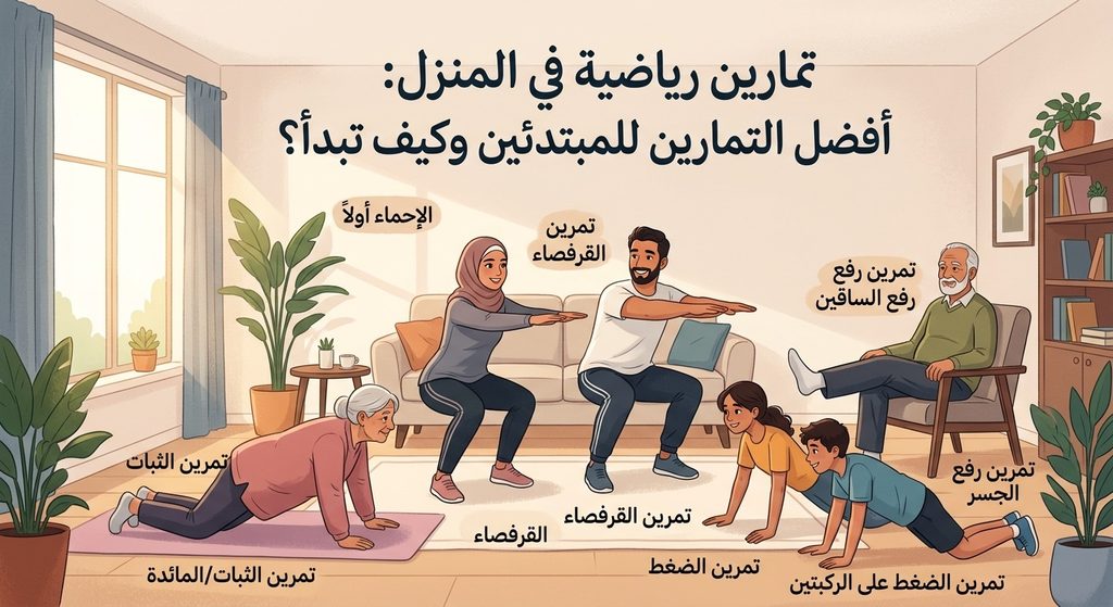 أفضل التمارين للمبتدئين وكيف تبدأ؟