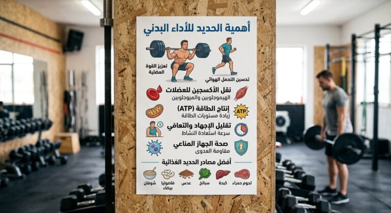 أهمية الحديد للأداء البدني أهمية الحديد للأداء البدني
