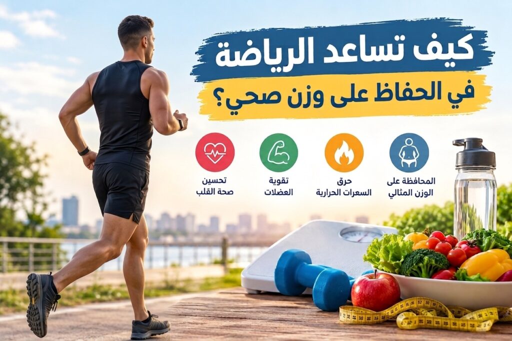 كيف تساعد الرياضة في الحفاظ على وزن صحي؟ الرياضه والحفاظ علي الصحه