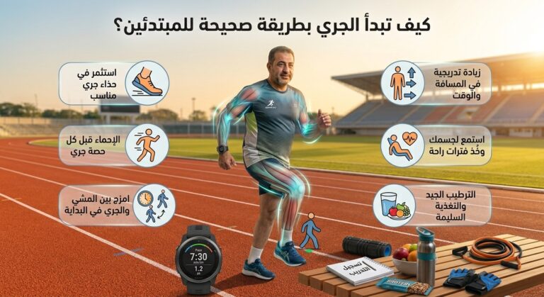 تبدأ الجري بطريقة صحيحة للمبتدئين؟