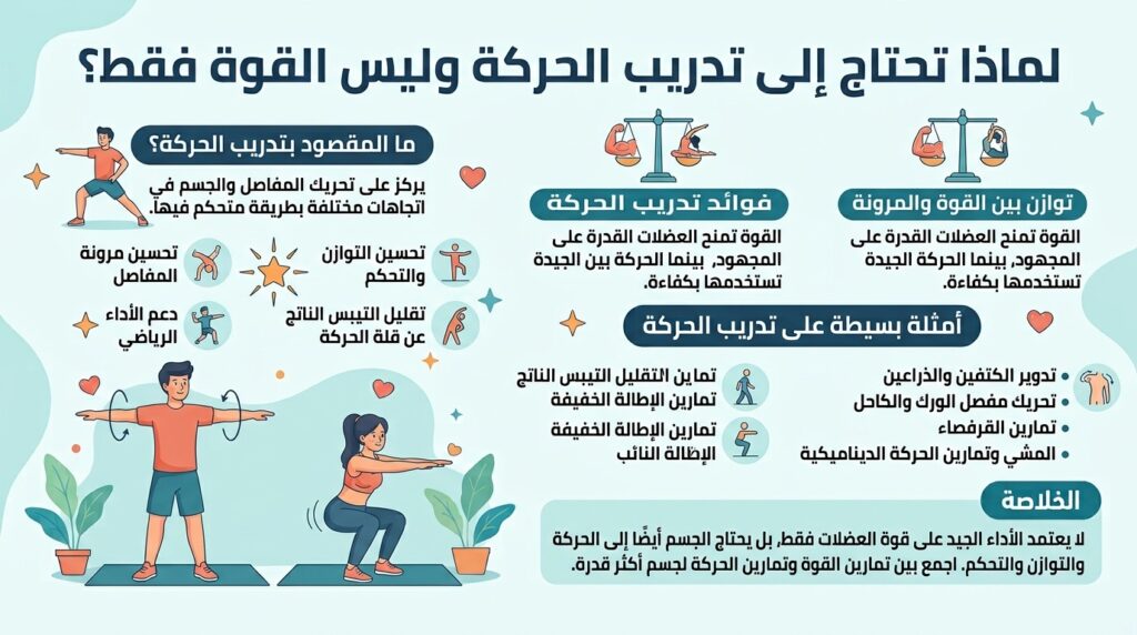 لماذا تحتاج إلى تدريب الحركة وليس القوة فقط؟ تدريب الحركات ليس القوه فقط