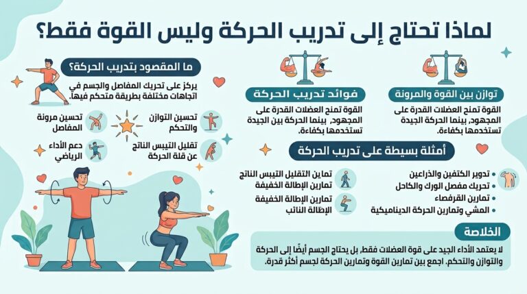 لماذا تحتاج إلى تدريب الحركة وليس القوة فقط؟ تدريب الحركات ليس القوه فقط