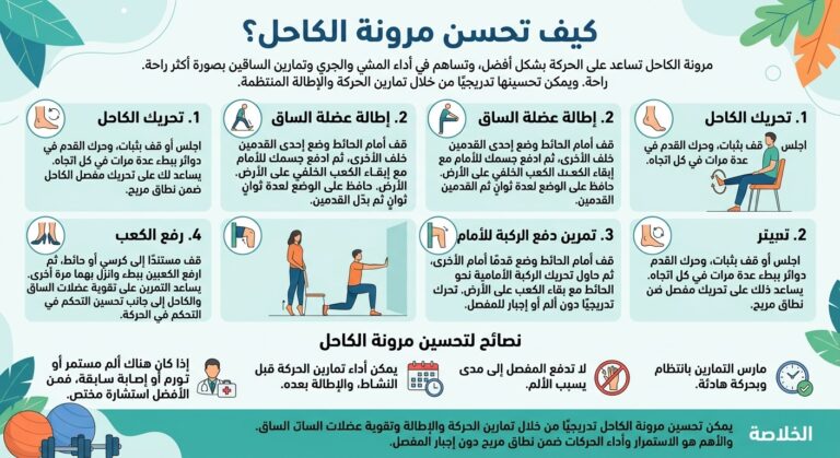 كيف تحسن مرونة الكاحل؟ تقوية عضلة الكاحل