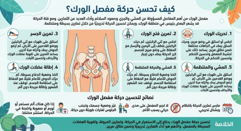 كيف تحسن حركة مفصل الورك؟ تقويه عضلة الورك
