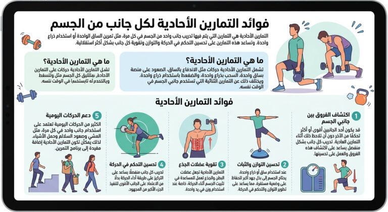 فوائد التمارين الأحادية