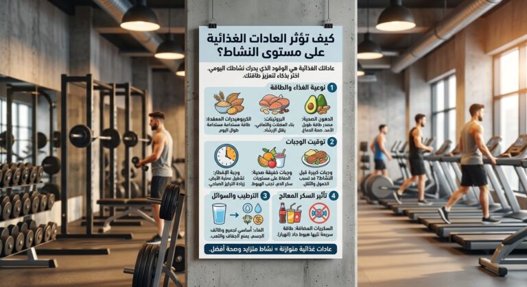 كيف تؤثر العادات الغذائية على مستوى النشاط؟ كيف تؤثر العادات الغذائية على مستوى النشاط؟