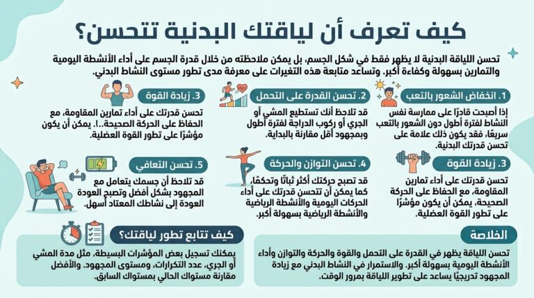 كيف تعرف أن لياقتك البدنية تتحسن؟ كيف تعرف ان لياقتك البدنية تتحسن