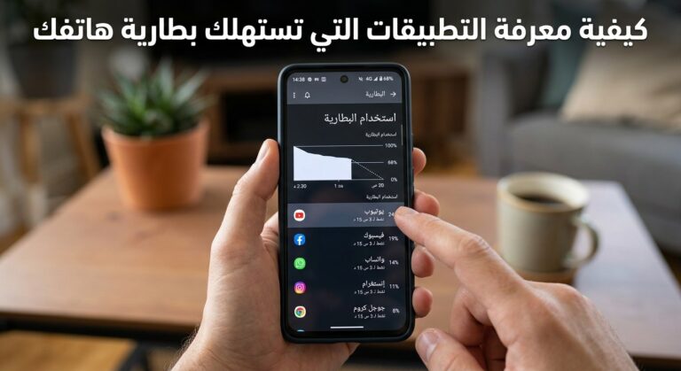 كيفية معرفة التطبيقات التي تستهلك بطارية هاتفك