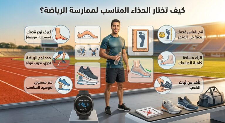 نصائح اختيار الحذاء
