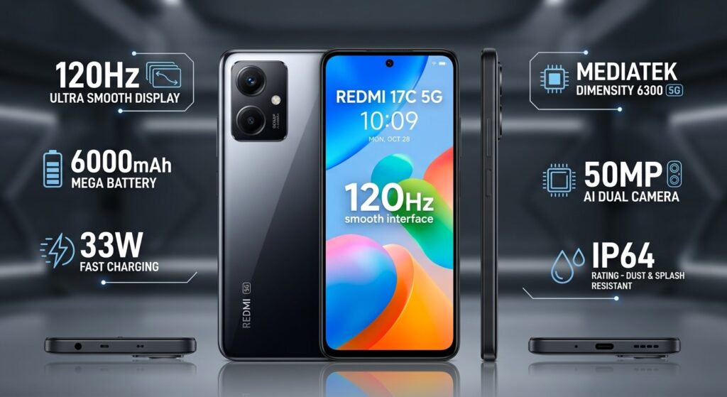 # redmi 17c 5g – سعر ومواصفات ريدمي 17c 5g في مصر