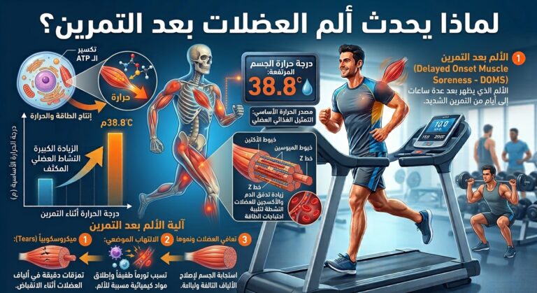 لماذا يحدث ألم العضلات بعد التمرين؟ ألم العضلات بعد التمرين