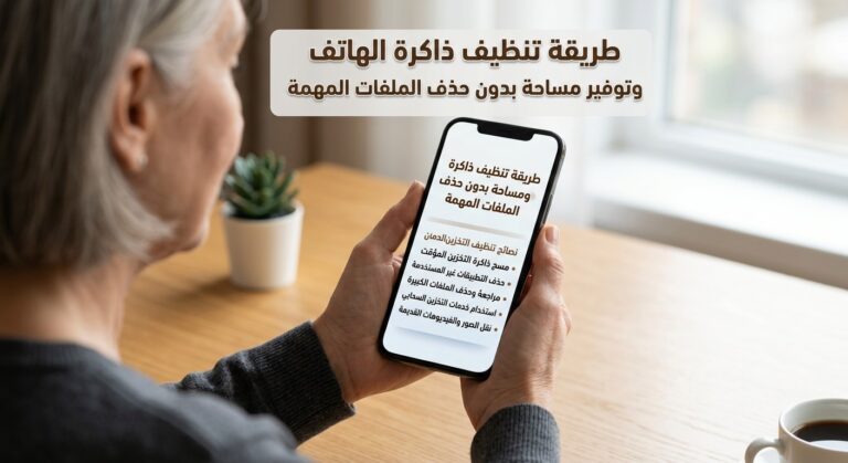 طريقة تنظيف ذاكرة الهاتف وتوفير مساحة بدون حذف الملفات المهمة طريقة تنظيف ذاكرة الهاتف وتوفير مساحة بدون حذف الملفات المهمة