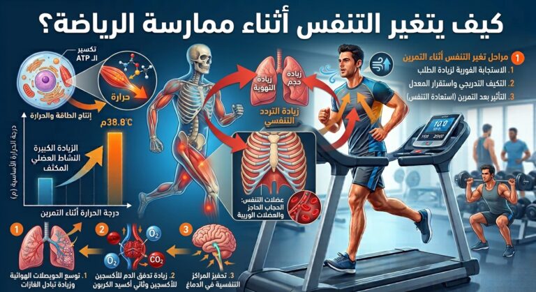 كيف يتغير التنفس أثناء ممارسة الرياضة؟ كيف يتغير التنفس أثناء ممارسة الرياضة؟
