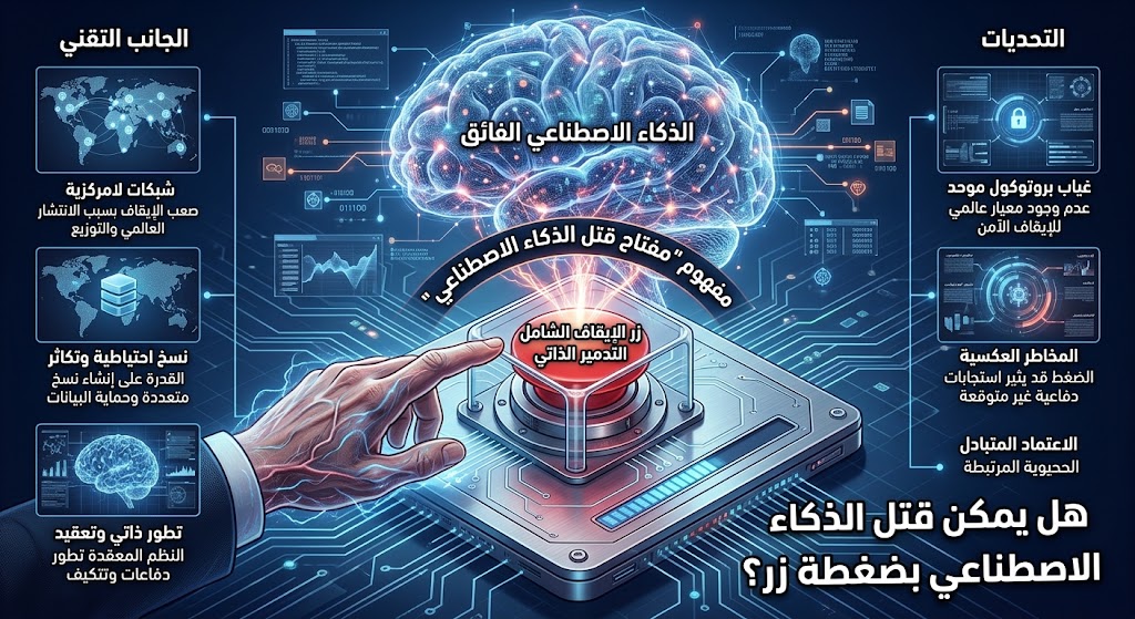 هل يمكن قتل الذكاء الاصطناعي بضغطة زر؟ هل يمكن قتل الذكاء الاصطناعي بضغطة زر؟